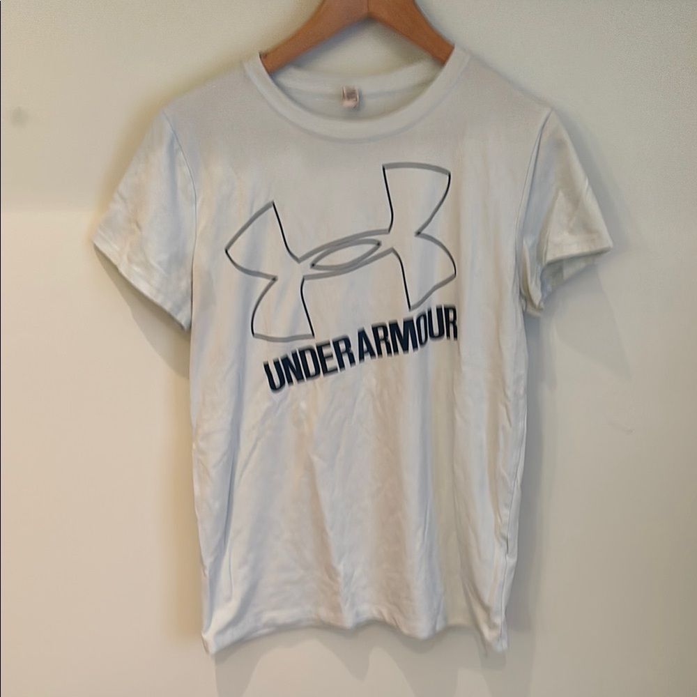 3/$10 Under Armour Light Blue Short Sleeve Tee Classic Crew Neck